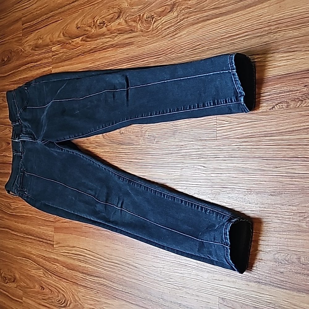 EXPRESS 2R Skinny High Rise Jeans with crease